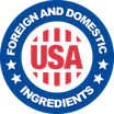 Foreign and domestic ingredients mark