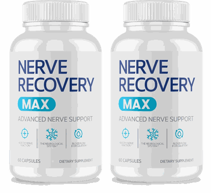 A cut-out render of 2 bottles of Nerve Recovery Max supplied with this stock